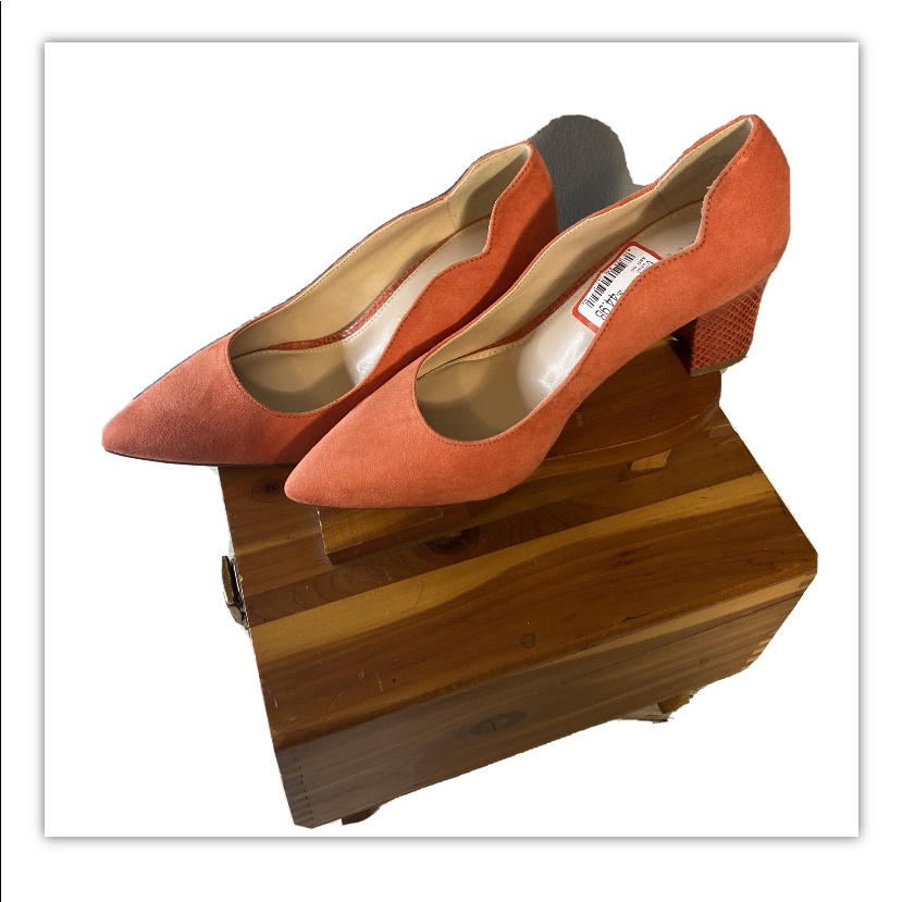 Kelly & Katie 3” Heeled Shoes Orange 7m
